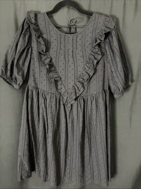 Ruffle Swiss Dot Dress